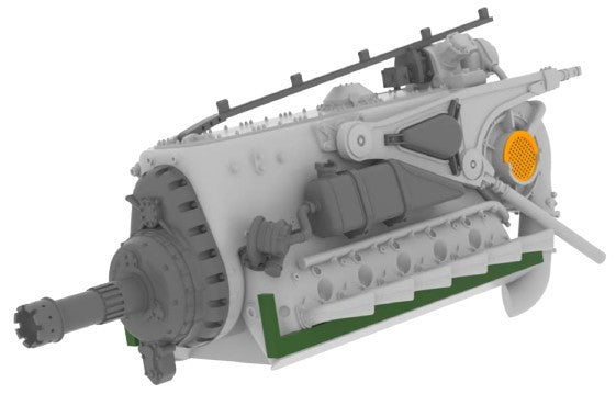 Eduard 632025 1/32 Aircraft- Bf109G6 Engine for RVL (Photo-Etch & Resin)