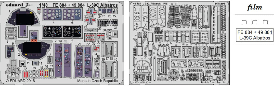 Eduard 49884 1/48 Aircraft- L39C Albatros for TSM (Painted)