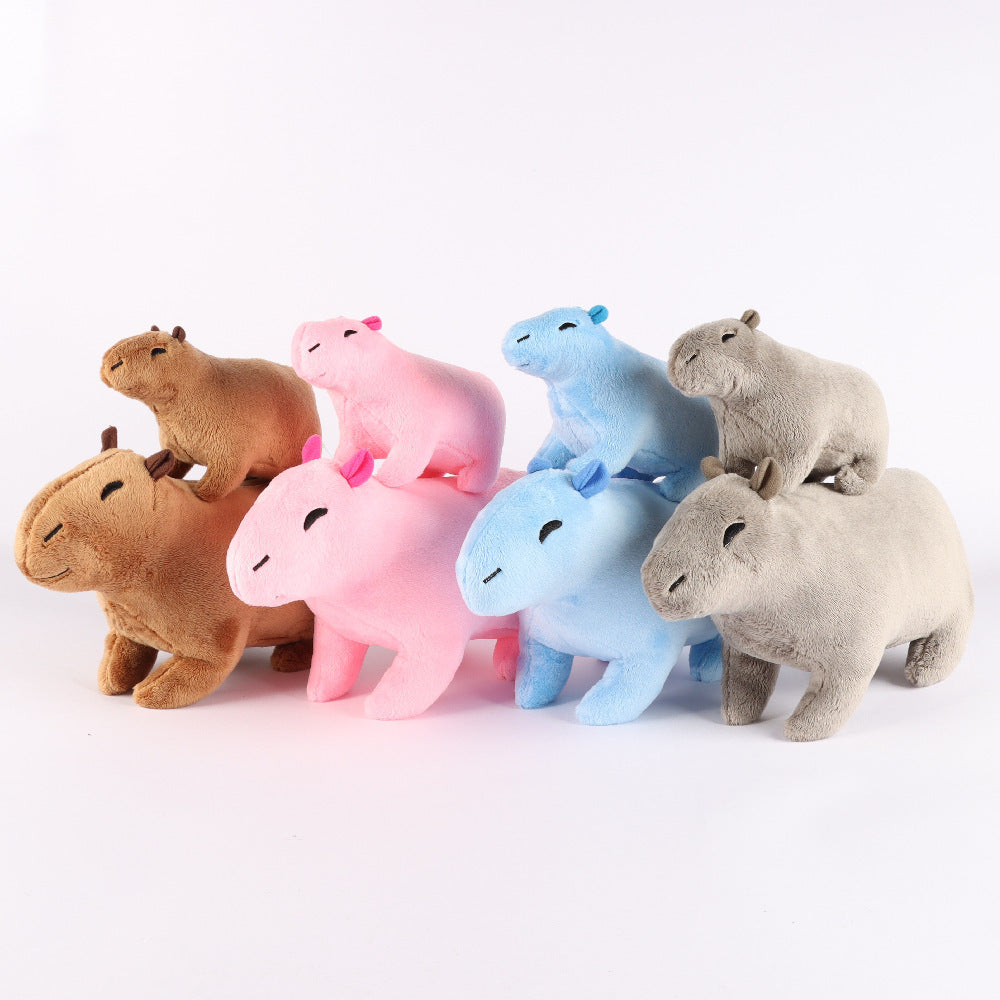 Capybara Plush Toy – Soft Animal Plush Doll with PP Cotton Filling