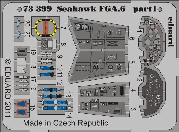Eduard 73399 1/72 Aircraft- Seahawk FGA9 for HBO (Painted)