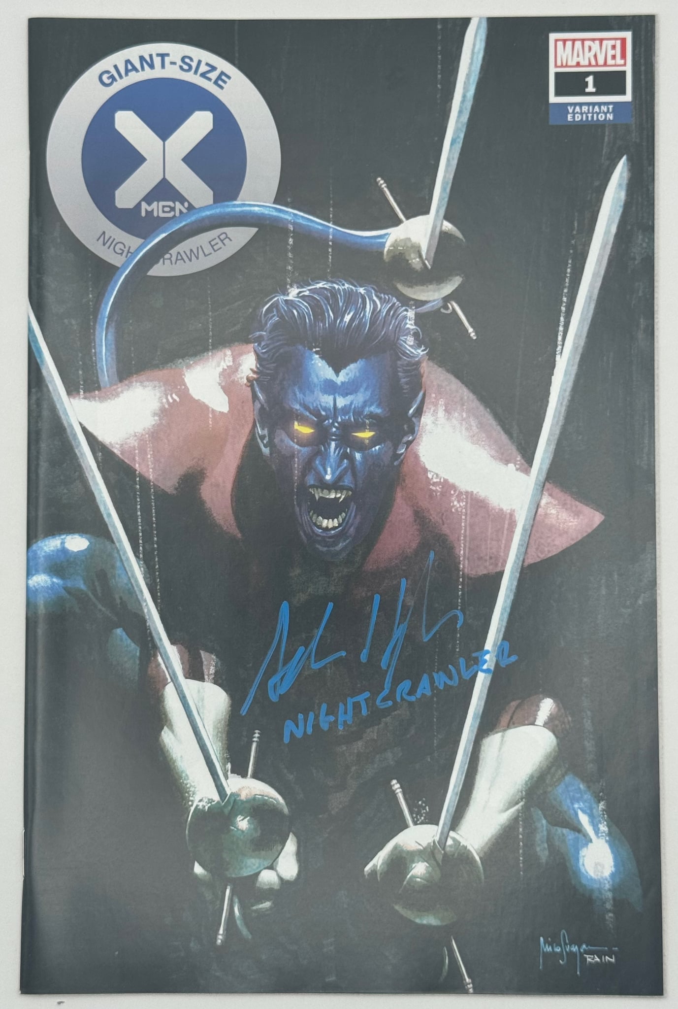 [Signed by Adrian Hough] GIANT SIZE X-MEN NIGHTCRAWLER #1 UNKNOWN COMICS MICO SUAYAN EXCLUSIVE VAR [IN STOCK]