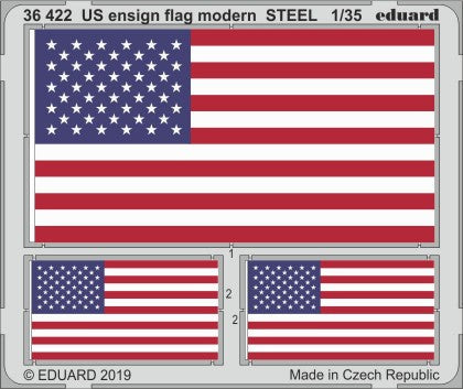 Eduard 36422 1/35 Armor- Modern US Ensign Flag Steel (Painted)