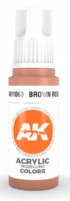 AK Interactive 11063 Brown Rose 3G Acrylic Paint 17ml Bottle