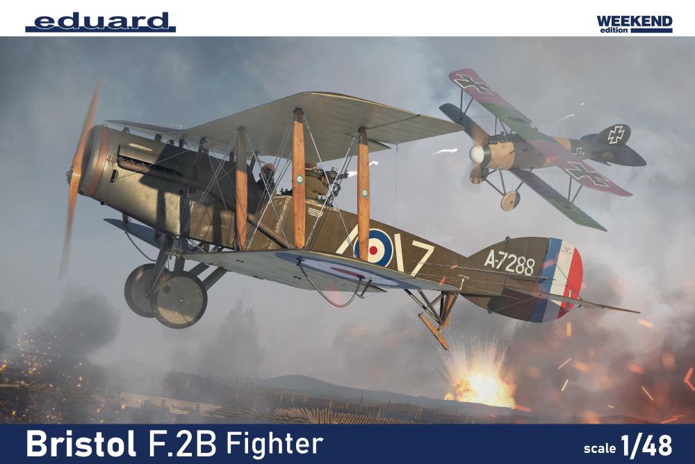 Eduard 8452 1/48 WWI Bristol F2B Two-Seater British BiPlane Fighter (Wkd Edition