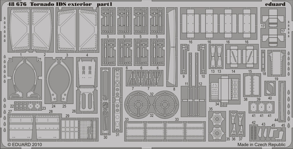 Eduard 48676 1/48 Aircraft- Tornado IDS Exterior for HBO