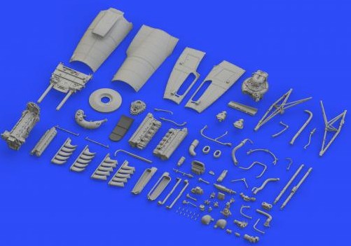 Eduard 632092 1/32 Aircraft- Mosquito FB Mk VI Left Engine for TAM (Photo-Etch &