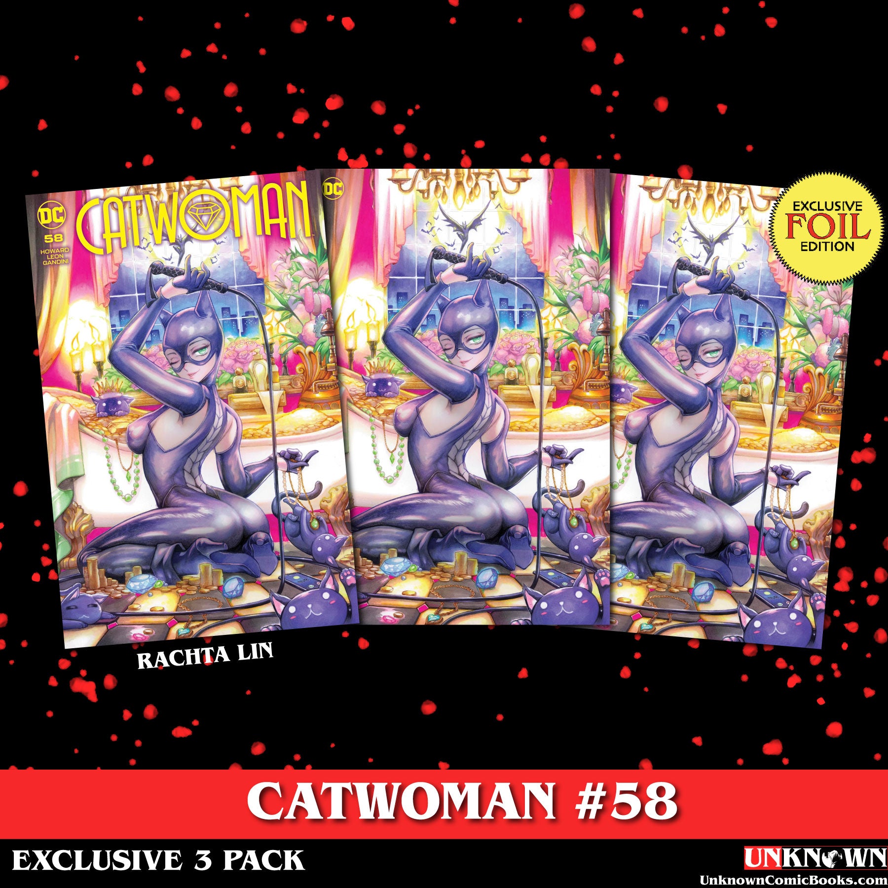[3 PACK] CATWOMAN #58 RACHTA LIN (616) EXCLUSIVE VAR (11/01/2023)