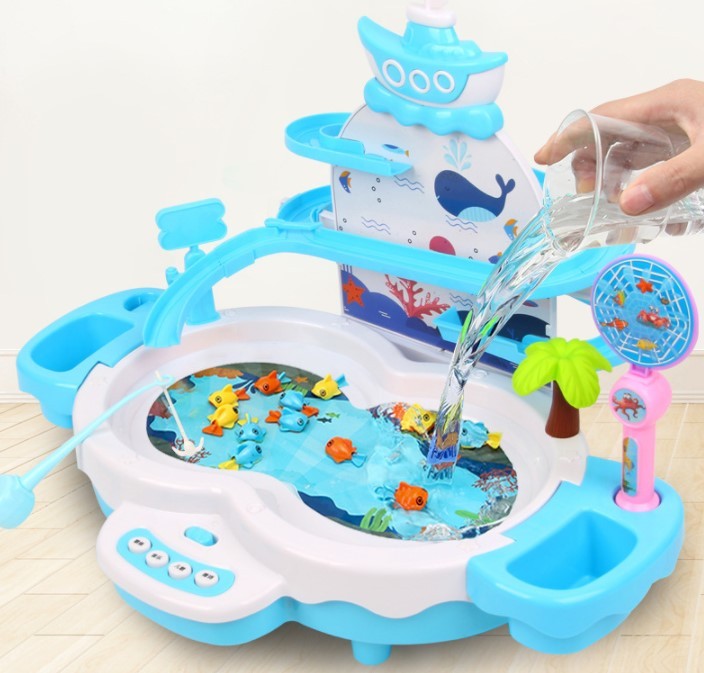 Electric Fishing Toy Set – Musical Educational Puzzle Game