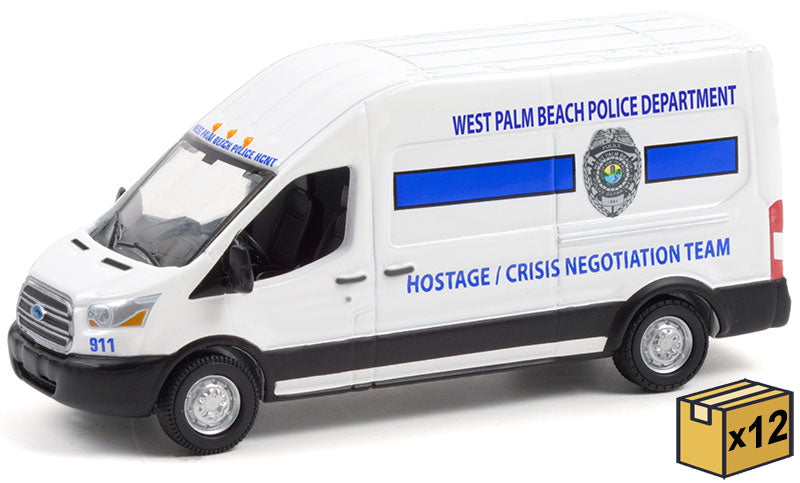 Greenlight 30261-CASE 1/64 Scale Hostage/Crisis Negotiation Team West Palm Beach Florida Police