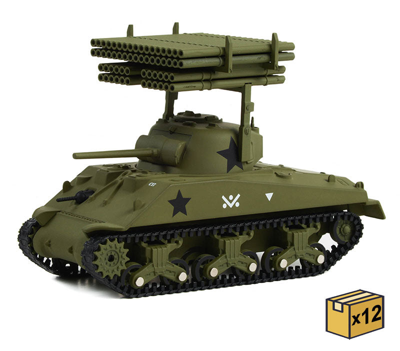 Greenlight 30405-CASE 1/64 Scale 1945 M4 Sherman Tank
