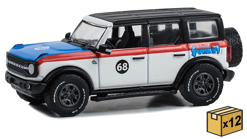 Greenlight 30447-CASE 1/64 Scale Summit Racing #68 - 2022 Ford Bronco Black