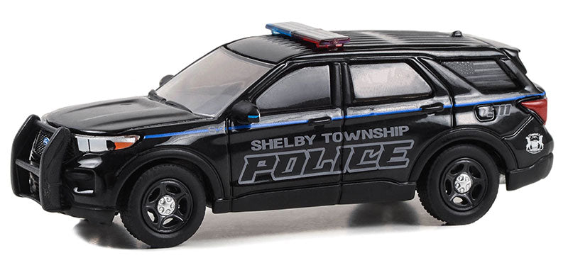 Greenlight 30451 1/64 Scale Shelby Township Michigan - 2023 Ford Police Interceptor