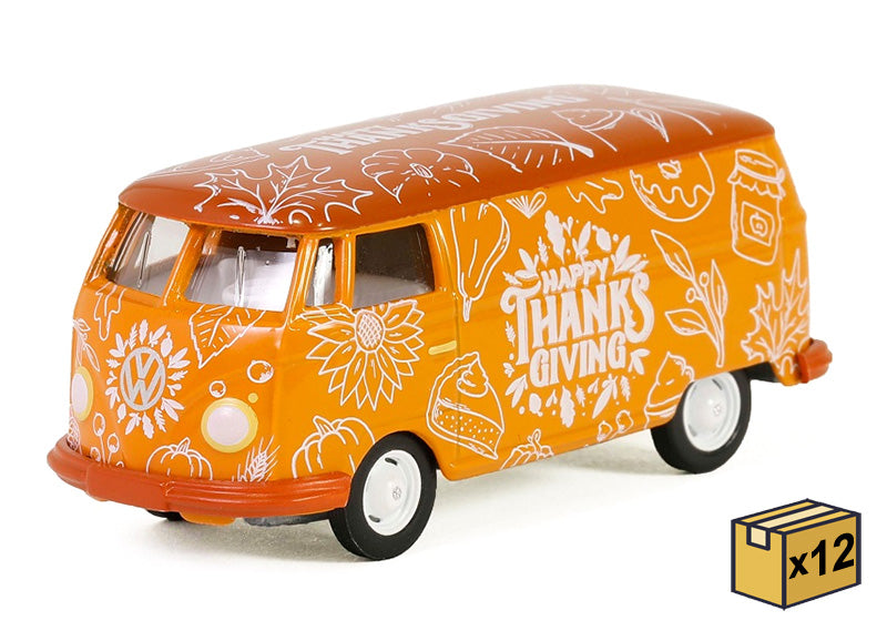 Greenlight 30483-CASE 1/64 Scale Thanksgiving 2024 - Volkswagen Type 2 Panel Van