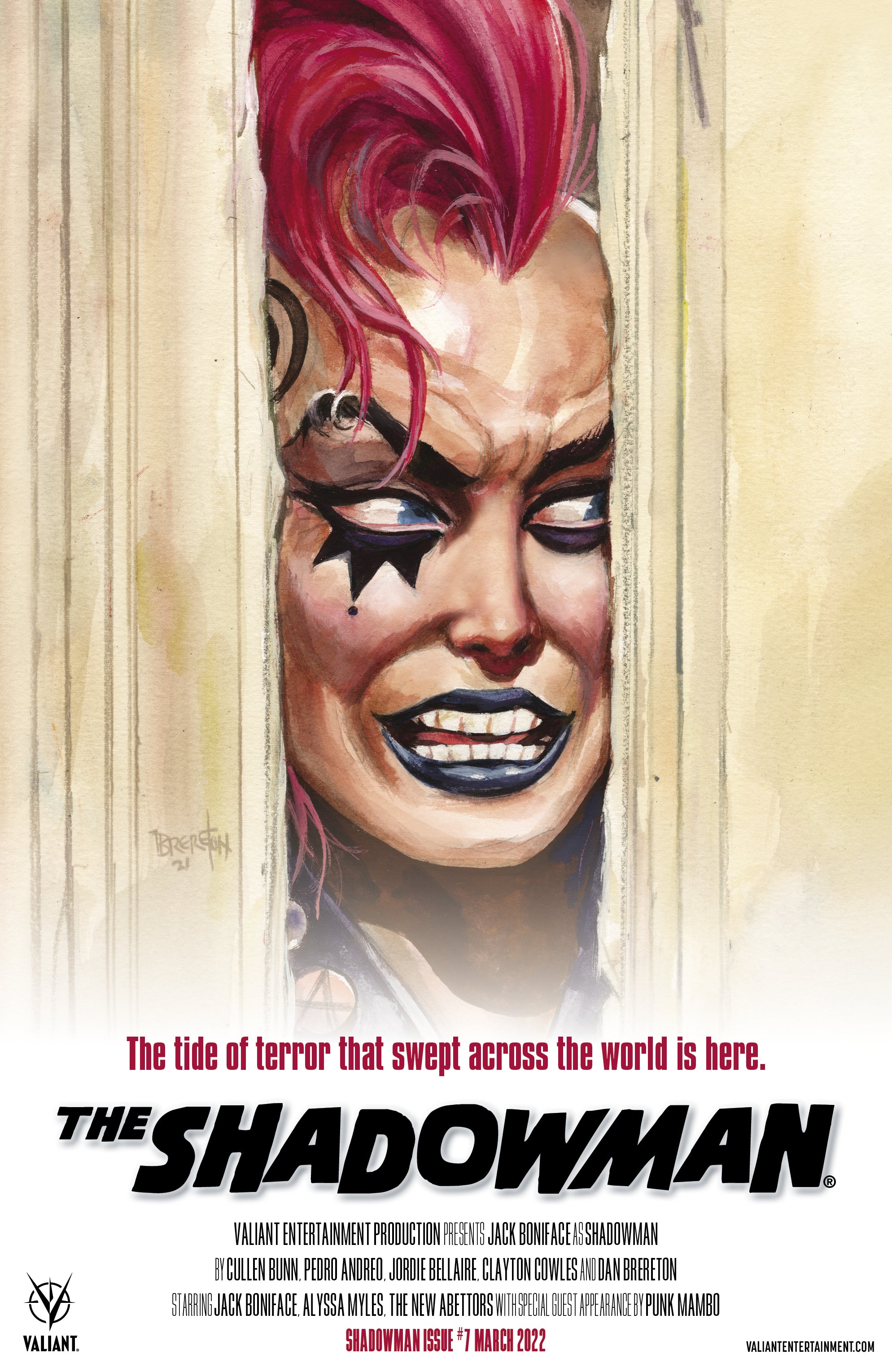 Shadowman (2020) #7 B Dan Brereton Variant Homage Shining (03/16/2022) Valiant