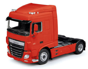 Herpa 305884 HO Scale DAF XF 105 Euro 6 SSC Semi Tractor Only - Assembled -- Red