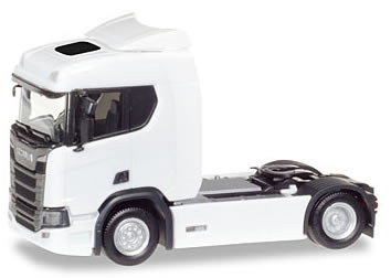 Herpa 307642 HO Scale Scania CR 20 HD Tractor Only - Assembled -- Black