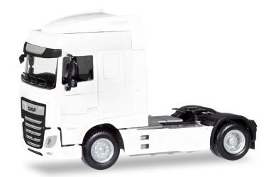 Herpa 309059 HO Scale DAF XF Euro 6 SC Tractor Only - Assembled -- White
