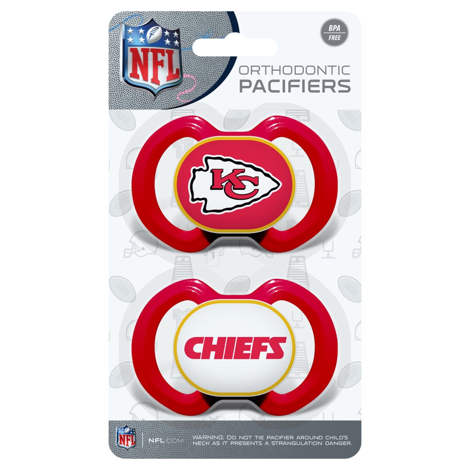 Kansas City Chiefs - Pacifier 2-Pack