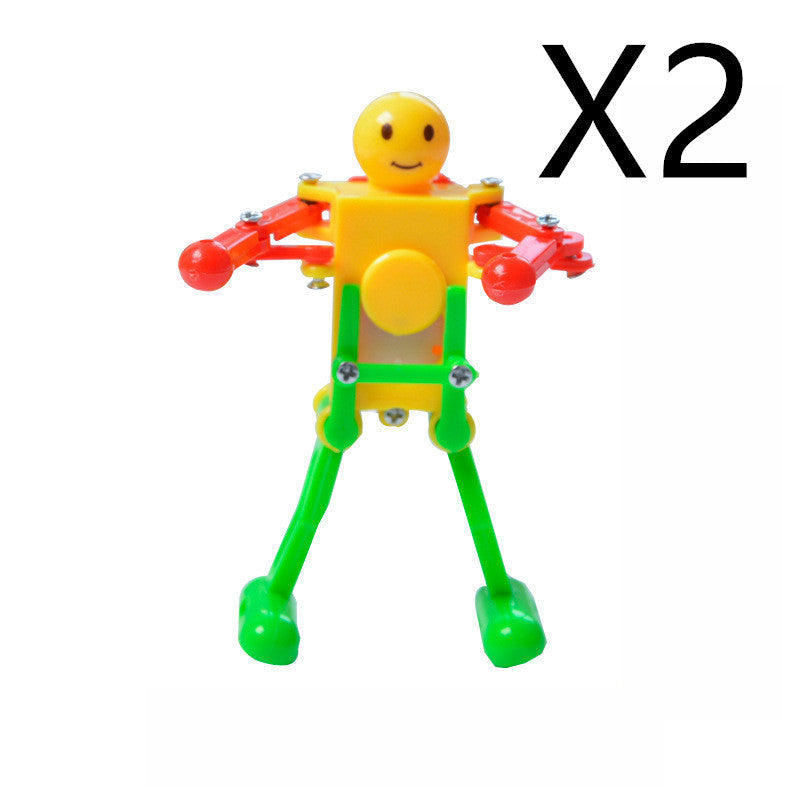 Clockwork Dancing Robot Toy – Funny Wind-Up Gymnastics Robot for Kids