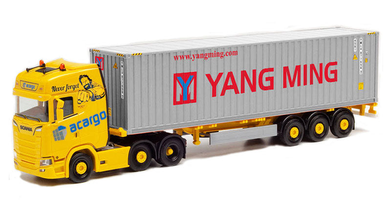 Herpa 312318 1/87 Scale Yang Ming - Scania CS 20 HD Tractor