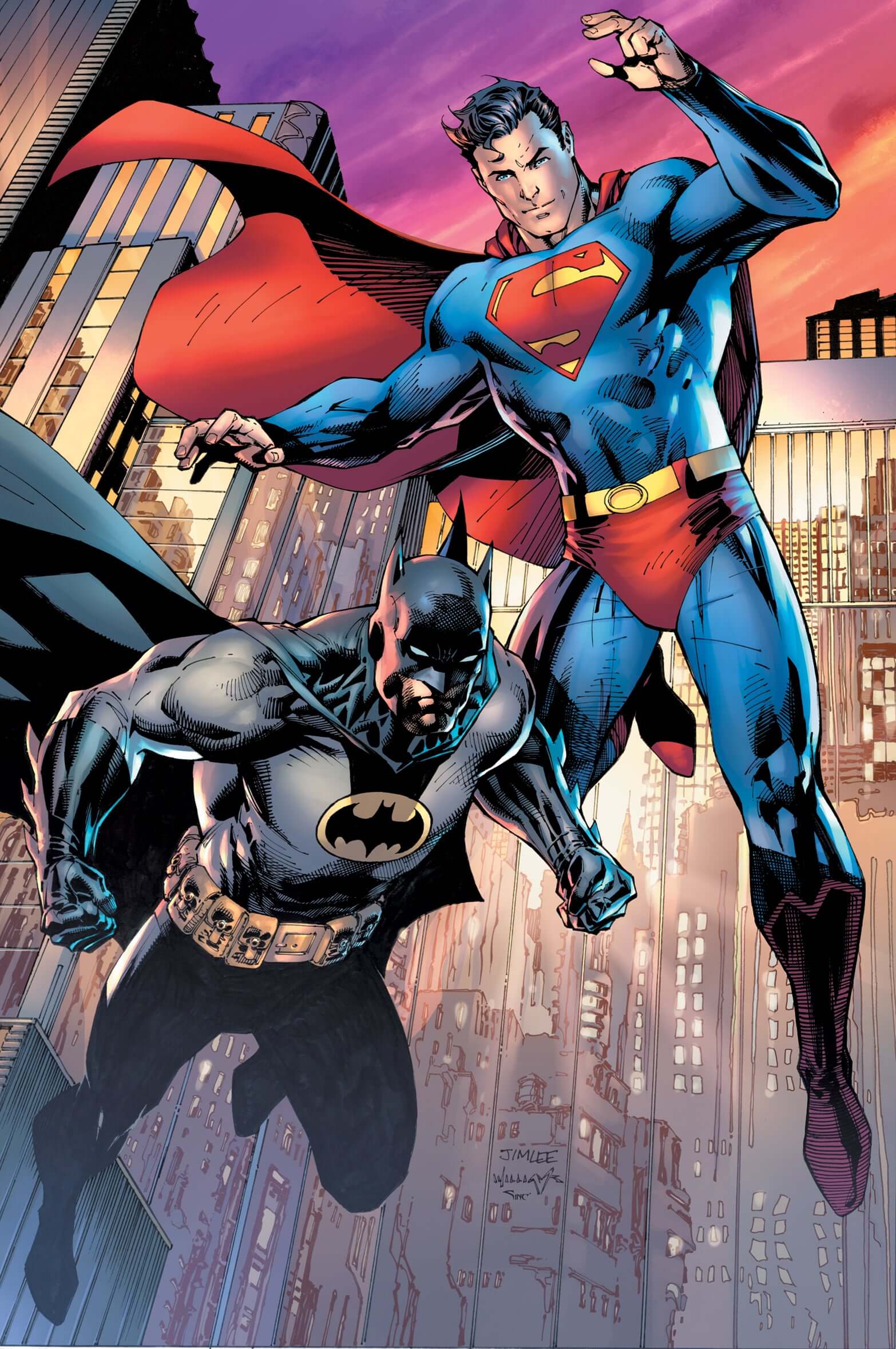 Batman Superman Worlds Finest #1 B Jim Lee Card Stock Variant (03/15/2022) Dc