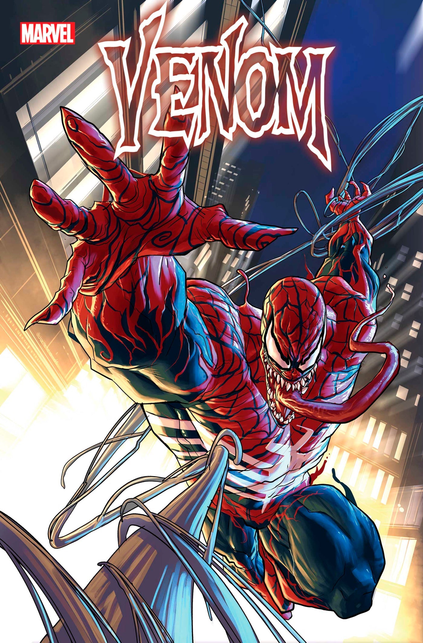 Venom #7 B Pete Woods Spider-Man Variant (04/13/2022) Marvel