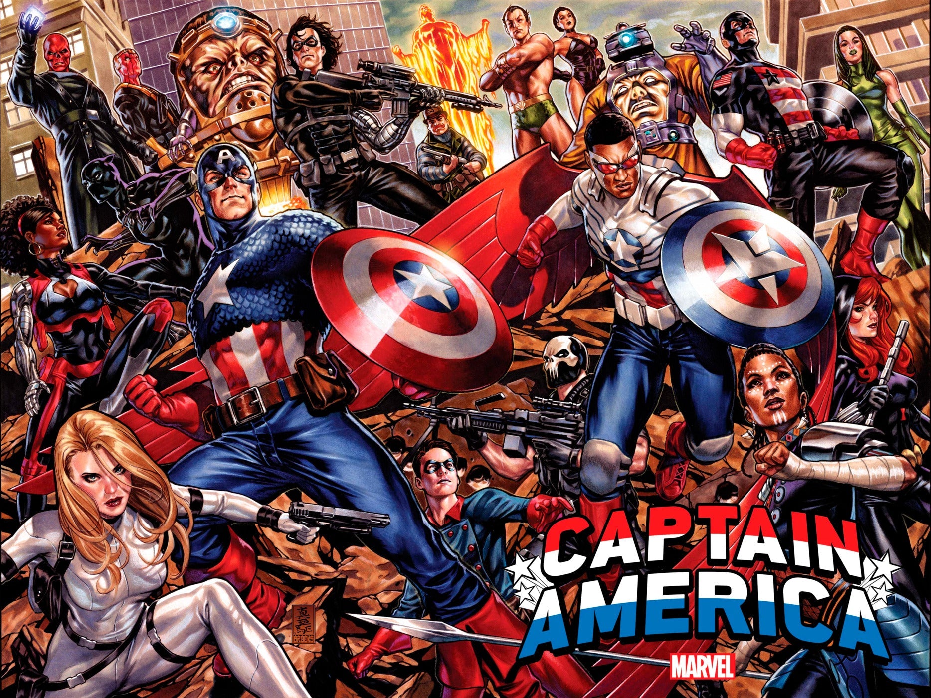 Captain America #0 B Mark Brooks Wraparound Variant (04/20/2022) Marvel