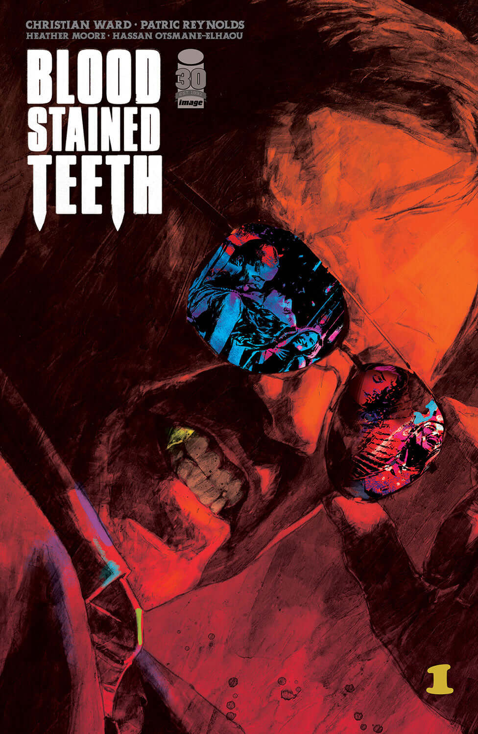 Blood-Stained Teeth #1 B Patrick Reynolds Variant (Mr) (04/27/2022) Image