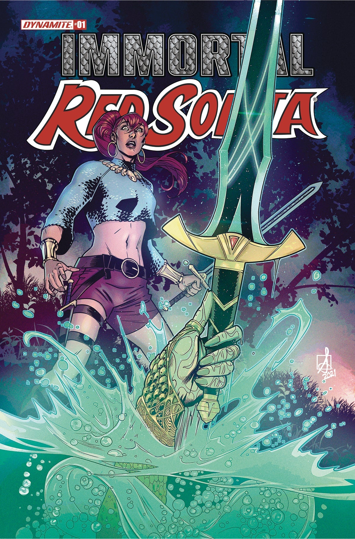 Immortal Red Sonja #1 D Sean Izaakse (04/13/2022) Dynamite
