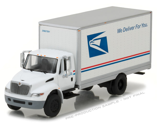 Greenlight 33090-B 1/64 Scale USPS - 2013 International Durastar Box Truck