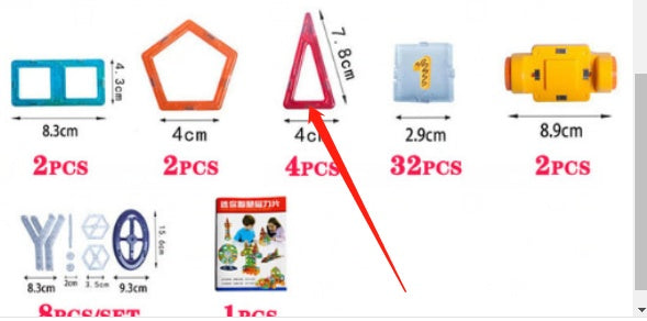 Magnetic Building Blocks – 3D Educational Building Toy