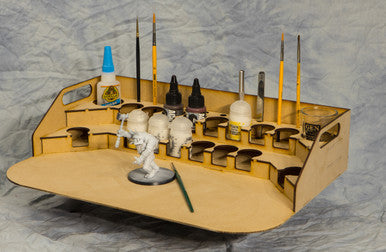 Painting Station Assembled - 34mm for GW, Citadel, Model Master, etc