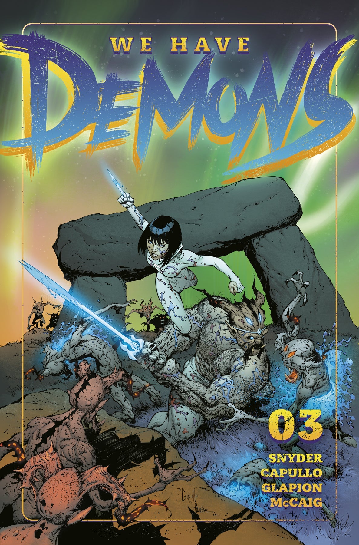 We Have Demons #3 (Of 3) C Foil Greg Capullo Variant (Mr) (06/01/2022) Dark Horse