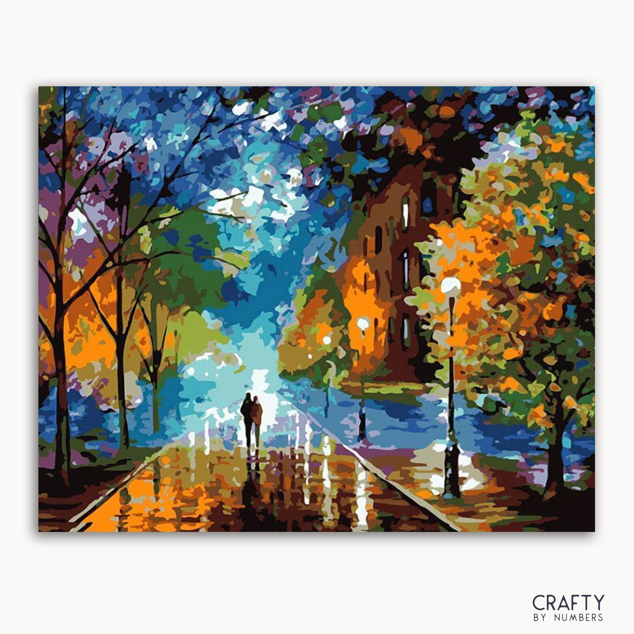 Romantic Walk in the Rain