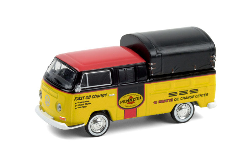Greenlight 35180-A 1/64 Scale Pennzoil Oil Shop - 1968 Volkswagen Doka