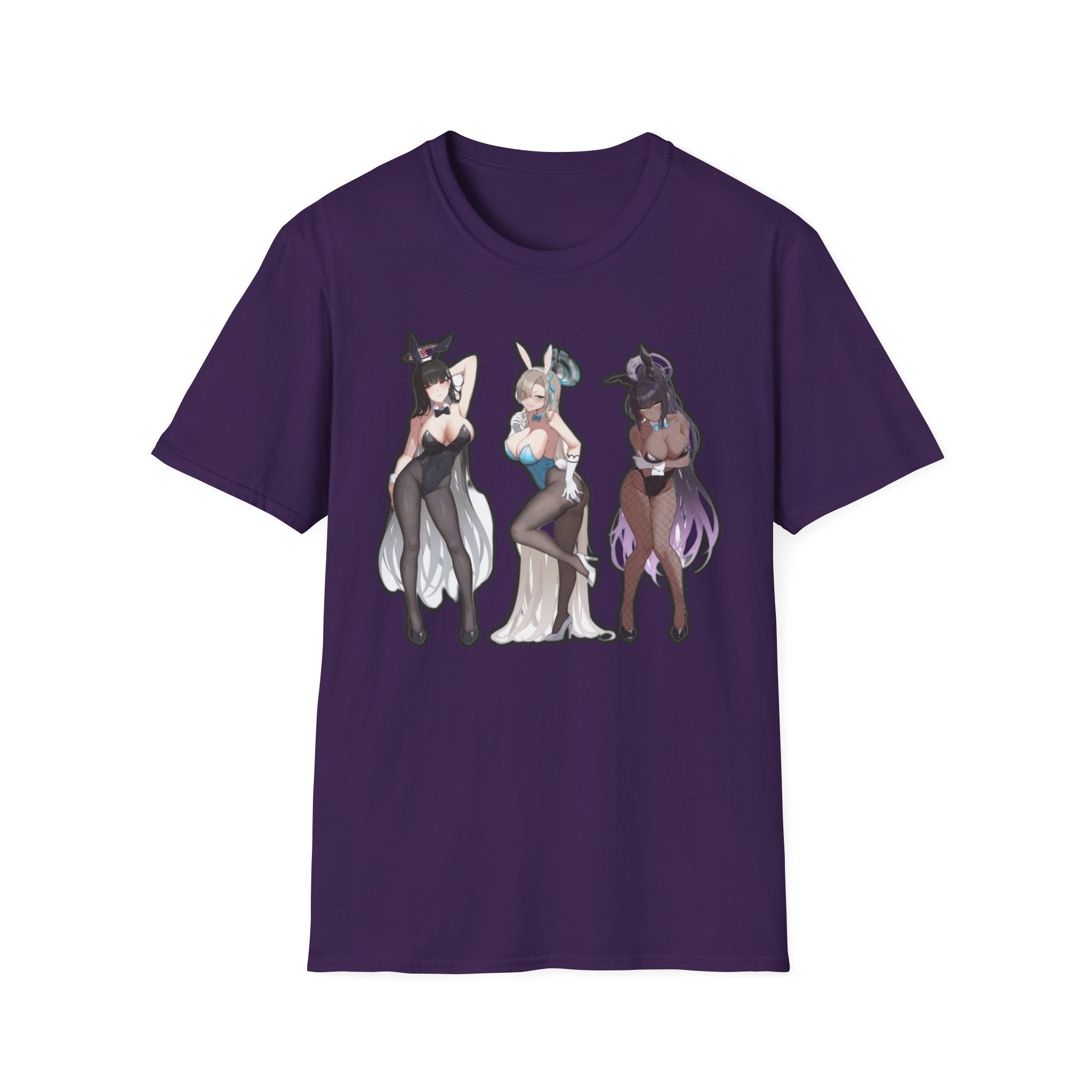 Anime-Inspired lewd bunny Unisex Softstyle T-Shirt, Cute Anime Art Tee, Casual Streetwear, Geeky Gift for Him/Her, Halloween Party Top, Graphic [...]