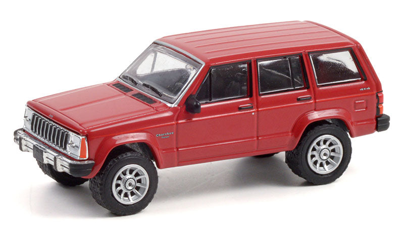 Greenlight 35210-A 1/64 Scale 1985 Jeep Cherokee Pioneer All-Terrain Series 12 Authentic