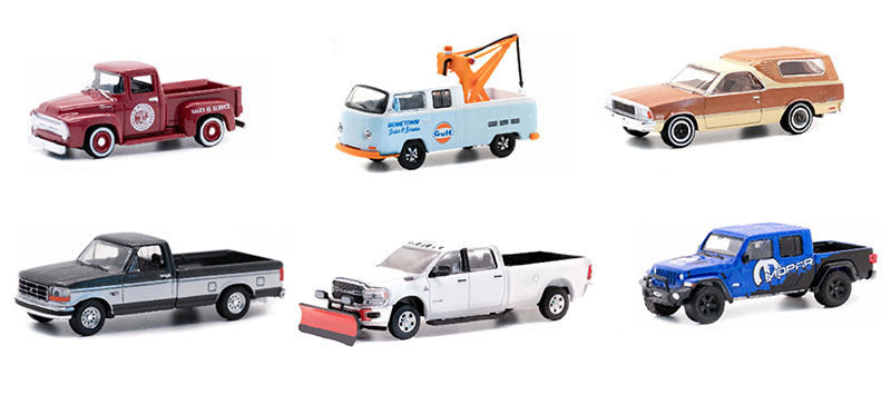 Greenlight 35220-CASE 1/64 Scale Blue Collar Collection Series 10 6 Pieces