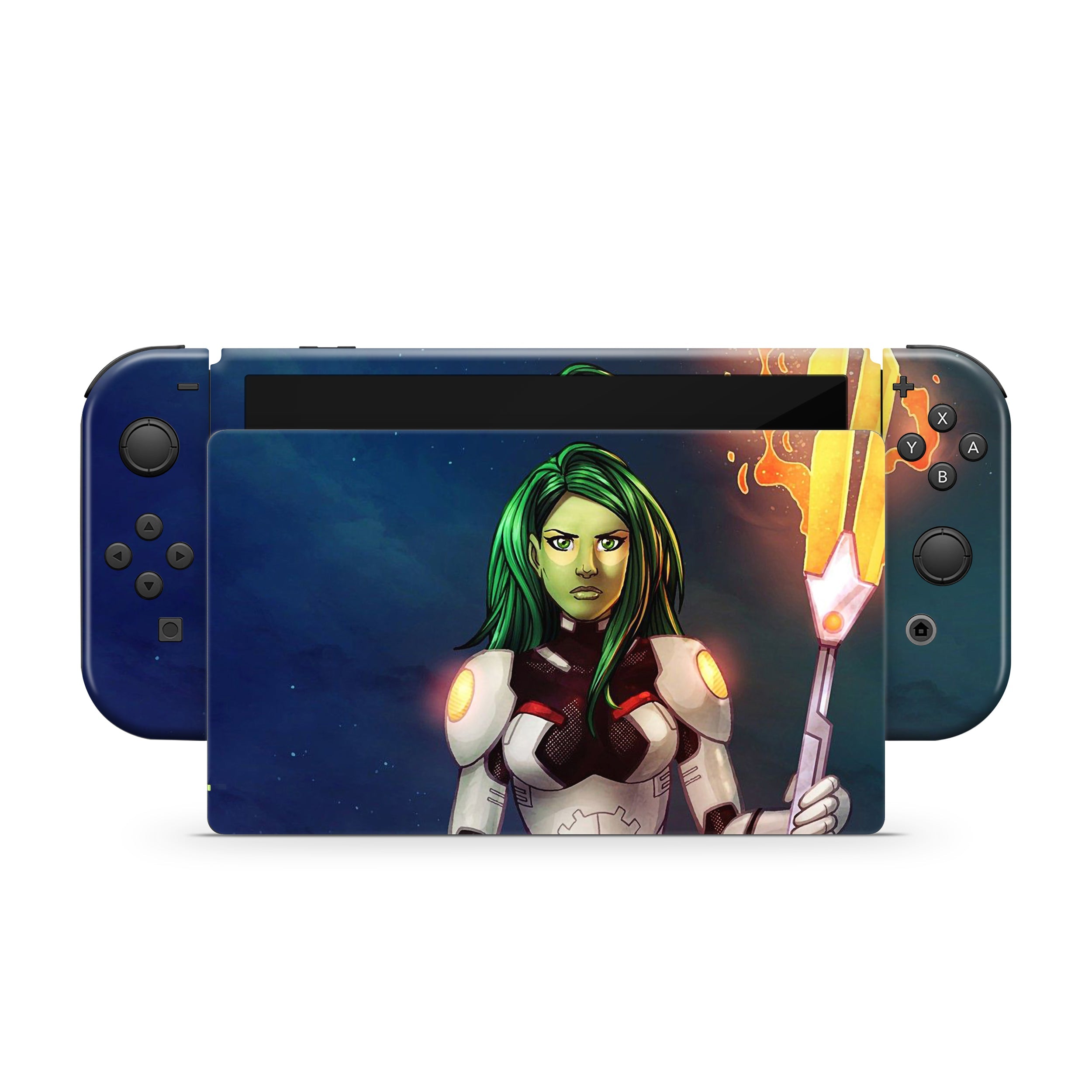 Celestial Assassin Nintendo Switch OLED Skin