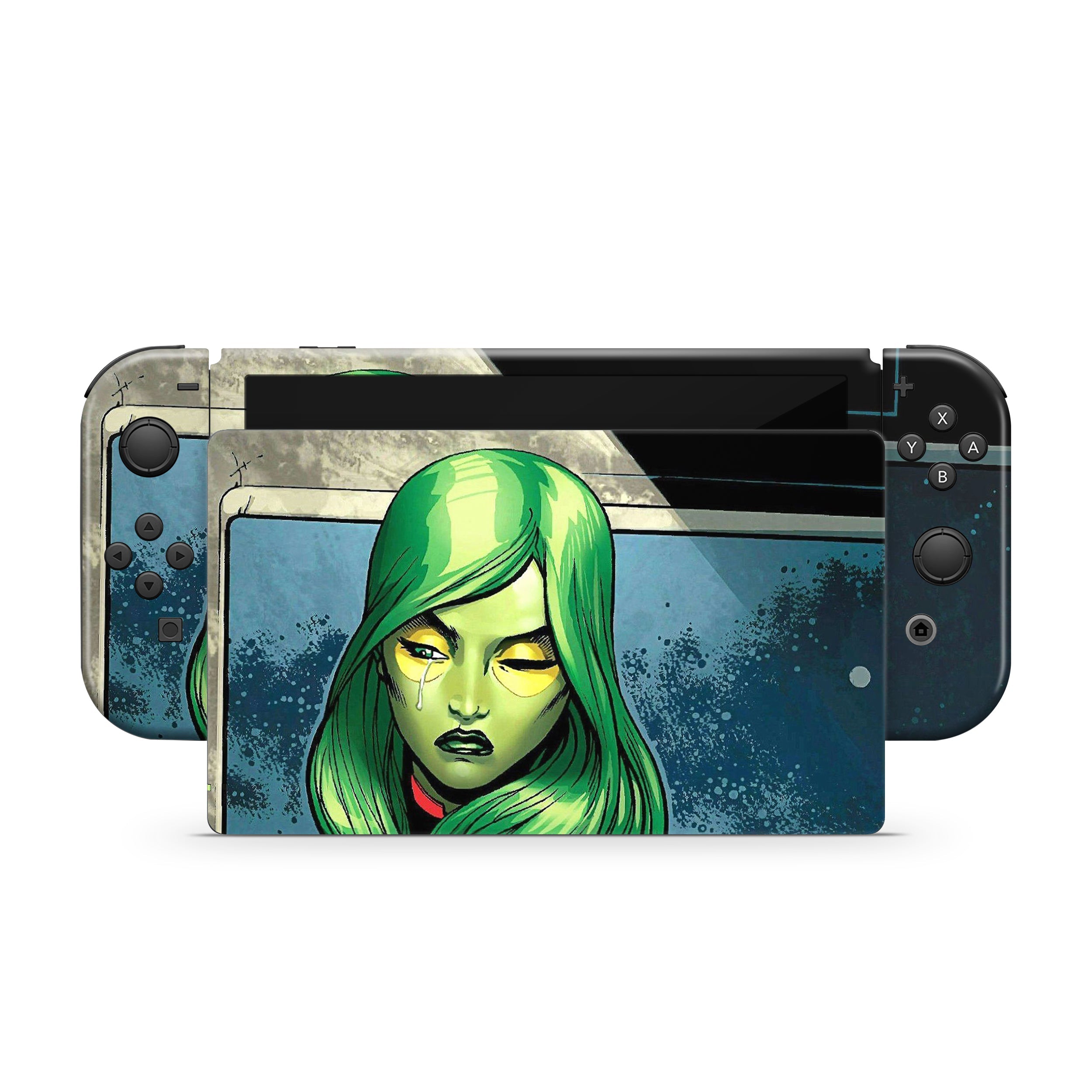 Celestial Assassin Nintendo Switch OLED Skin