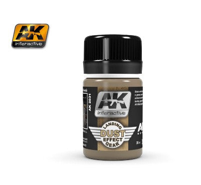 AK Interactive 2031 Air Series: Landing Gear Dust Effect Enamel 35ml Bottle