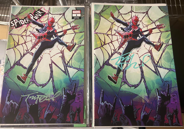 [FL 2 PACK] SIGNED SPIDER-PUNK 1 UNKNOWN COMICS TONY DANIEL EXCLUSIVE VAR  (07/05/2022)