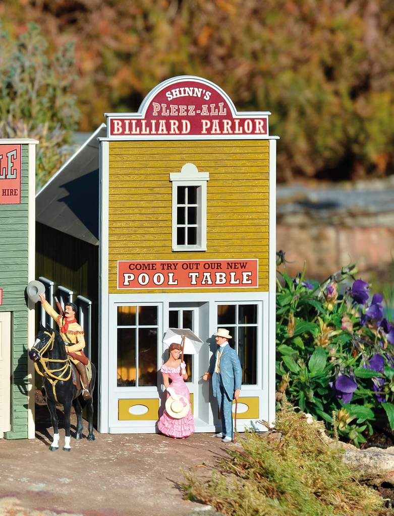 PIKO 62715 G Scale River City Shinn's Billiard Parlor Built-Up