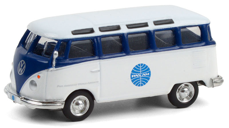 Greenlight 36020-A 1/64 Scale Pan Am Airways - 1964 Volkswagen Samba Bus