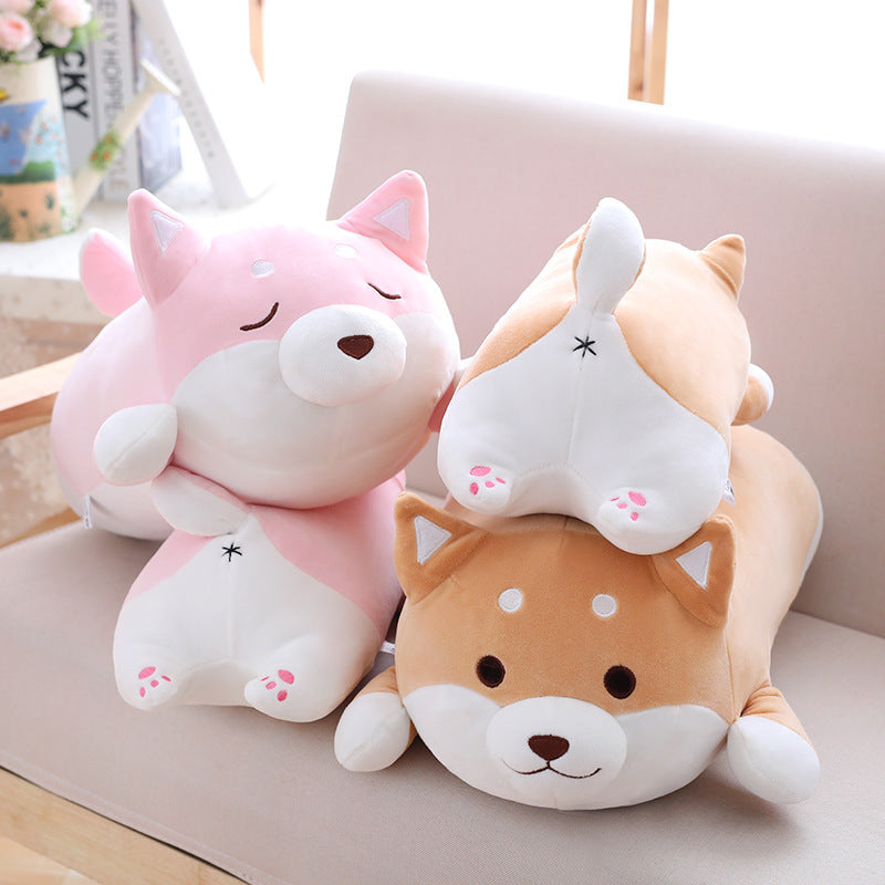 Soft Stuffed Puppy Plush Toy – Cute Animal Doll for Kids and Babies