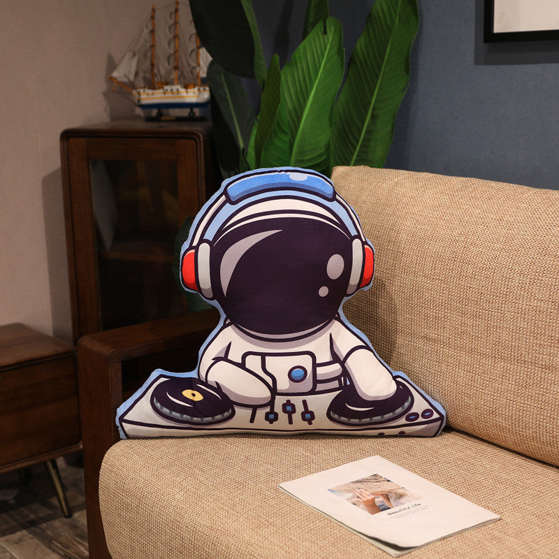 Plush Astronaut Rocket Pillow – Soft Space-Themed Stuffed Toys for Kids and Gifts