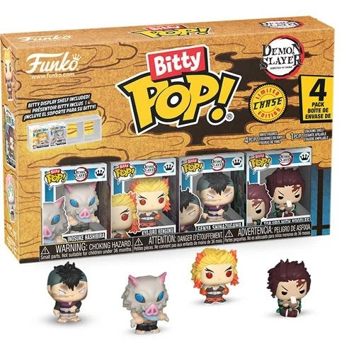 Funko Bitty Pop! Demon Slayer Mini-Figure 4-Pack Specialty - Select Figure(s)