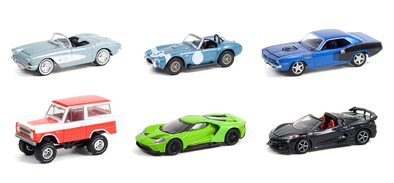 Greenlight 37230-CASE 1/64 Scale Barrett-Jackson 'Scottsdale Edition' Series 7 6-Piece Set