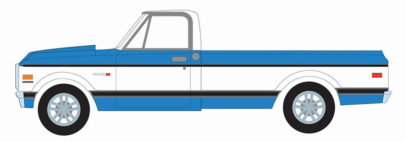 Greenlight 37310-E 1/64 Scale 1971 Chevrolet C10 Super Cheyenne Custom Pickup