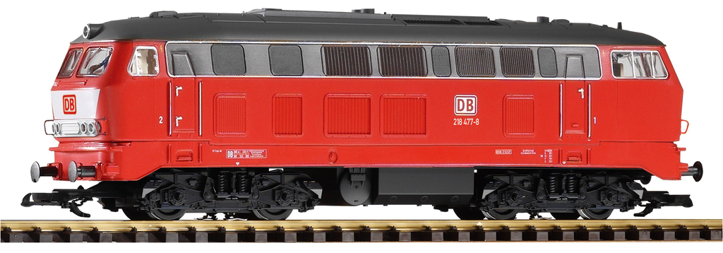 PIKO 37512 G Scale DB V BR 218 Diesel w/Bib, Sound